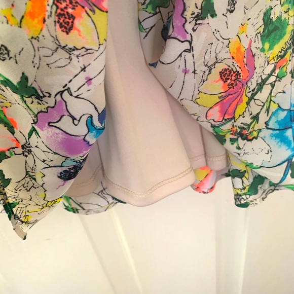 Express Flower Print Halter Neck Style Dress - Picture 7 of 10